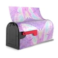 thumbnail image 3 of Yiaed Purple Sparkling Butterfly Print Mailbox Covers, Magnetic Mailbox Cover, Mail Box Covers for Garden Outdoor Decor Box Covers-25.5x21 in, 3 of 8