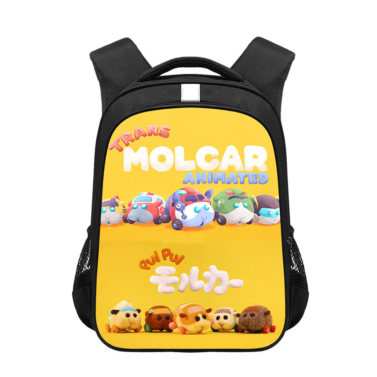 OLOEY 16INCH Cartoon Anime PuiPuiMolcar Backpack School Bags for