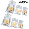 thumbnail image 4 of 300pcs Cookies Packaging Bags Flower Pattern Candy Bags Packaging Bags Self Adhesive Pouch for Bakery Candy Gift(100pcs for Three Size Random Color), 4 of 8