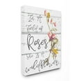 thumbnail image 5 of Stupell Industries Be a Wildflower Cursive Typography Canvas Wall Art, 5 of 5