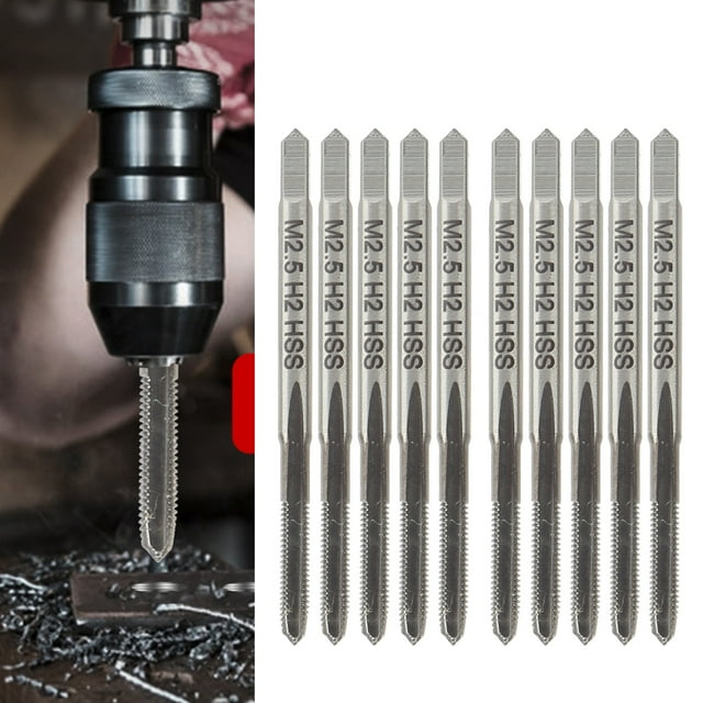 HSS Filetage, Filetage Traitement Rapide Haute Efficacité Haute Dureté Largement Applications Robuste Durable pour le Fer pour l'Acier Abrasif