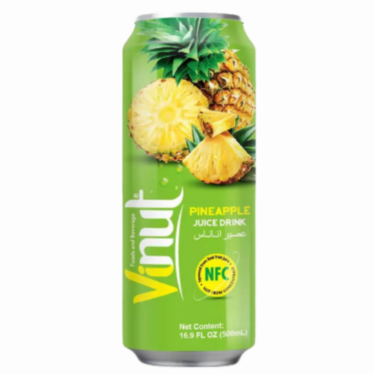 Vinut Pineapple Juice Drink with Pulp, Not from Concentrate, Fresh