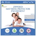 thumbnail image 1 of Protector de colchón Four Seasons Essentials RV Short Full, 1 of 9
