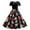 Christmas Dress Dark Gray 398, variant on Christmas Dresses Short Sleeve Evening Party Prom Dress Winter Round Neck Plaid Prints Dresses Stylish Clothes Brick Red M
