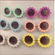 thumbnail image 1 of Gafas de sol con forma de girasol para niños y niñas, bonitas gafas de sol con forma de flor, para salidas de primavera, de 1 a 6 años, 1 of 5