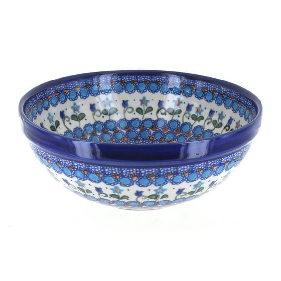 Blue Rose Polish Pottery Savannah Small Serving Bowl