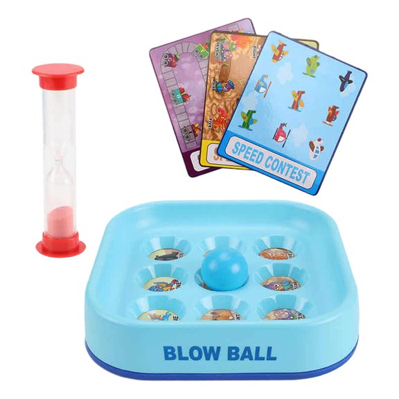 Tabletop Games Product Title for Brain Teasers and Family Interaction Double Balloon Blowing Game for Lung Training and Logical Thinking