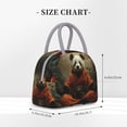 thumbnail image 2 of Balery Jungle Meditating Panda Bolsa de Almuerzo para Mujeres, Caja de Almuerzo, Bolsa de Almuerzo Pequeña Impermeable, Tote de Almuerzo Reutilizable con Gran Capacidad, 2 of 6