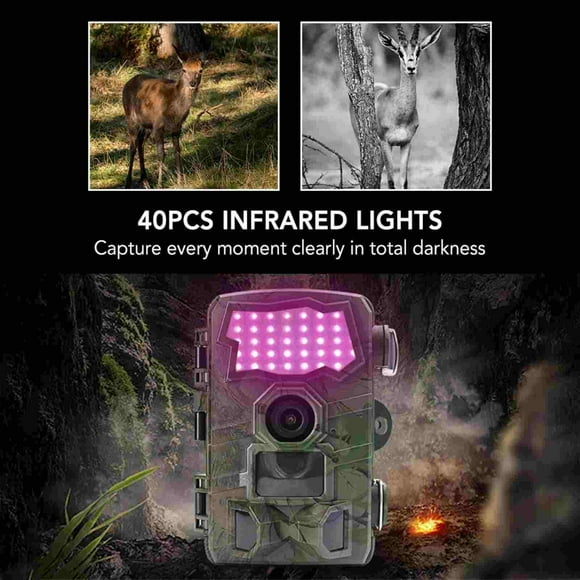 TopLLC Camera 4K 32MP Wify Game Camera With Night Vision Hunting Camera IP66 105掳Wide-Angle For Outdoor Monitoring