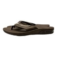 thumbnail image 4 of Hurley Men's Bubble Cushion Heel Surf Comfort  Flip Flops (Medium Brown, 10), 4 of 6