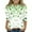 A01-Green, variant on POTETI Womens Funny St Patricks Day Shirt,Womens Short Sleeve Crew Neck Shamrock Print T-shirt Tops
