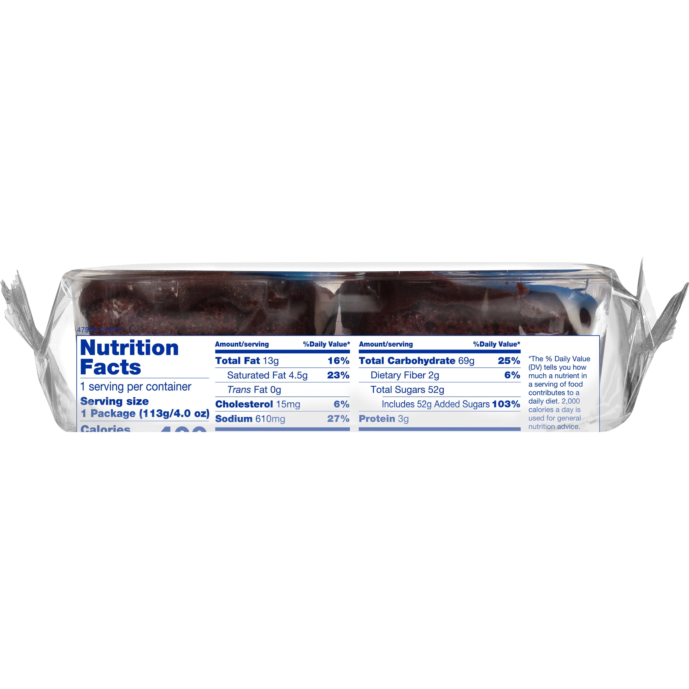 Tastykake Swirly Chocolate Cupkakes, 2 Creme Filled Chocolate Cupcakes