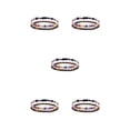 thumbnail image 1 of Sonducket 2 piezas trenzada tobilleras conjunto tejido brazaletes cadena de pierna tela cadena rebordear para niñas verano playa tipo Type2 NO2, 1 of 6