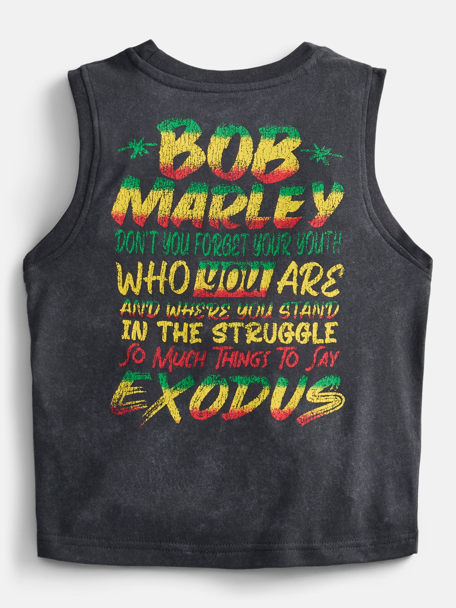 Bob Marley Toddler Boys Muscle Tank Top, Sizes 12M-5T