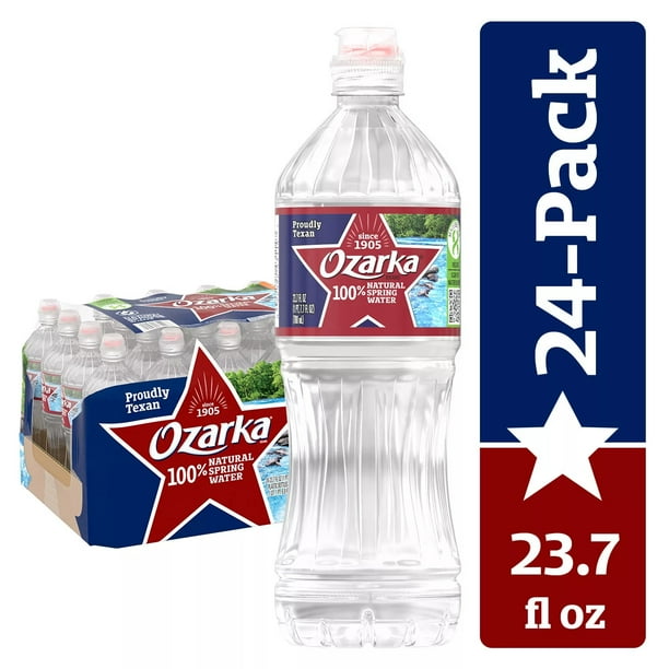 New Pack Ozarka Sportcap 100 Natural Spring Water (23.7 fl. oz., 24 pk