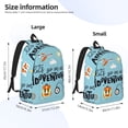 thumbnail image 3 of Yiaed Let's Go on an Adventure Print Backpack, Premium Laptop Backpack, Travel Backpack for Women, Lightweight Backpacks, Comfortable Back Pack-Small, 3 of 5