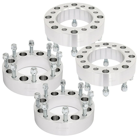 ECCPP Replacement for 4X 2 inch Wheel Spacers aDAPTERS 8x6.5 to 8x180 126.15mm 14x1.5 for Express 2500 3500 Silverado 2500 HD 3500HD for GMC Sierra 2500 HD Fits select: 1999-2010 CHEVROLET SILVERADO