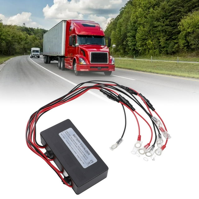 Equalizador de Voltaje de la Batería, Equalizador de Batería 4x12v Pantalla LED DE 48V Corriente de Espera de 50 mA Para Automóvil