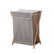 thumbnail image 5 of Cesto de almacenamiento para la colada, cesto para la colada grande para baño, cesta de almacenamiento independiente para ropa, cesto para ropa con gris, 5 of 8