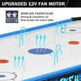 thumbnail image 6 of RayChee 54” Air Hockey Table, Indoor Powered Hockey Game Table w/2 Pucks, 2 Pushers, Digital LED Scoreboard, Powerful 12V Motor for Adults and Kids, Home Game Room, Easy Setup, 6 of 6