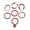 3, variant on Stackable Bracelet Accessories Elastic Stacked Female Handchain Handmade Wrist Accessory for Both Men and Women