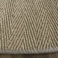 thumbnail image 4 of SAFAVIEH Natural Fiber Maisy Solid Area Rug, Natural/Grey, 8' x 8' Round, 4 of 11