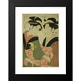 thumbnail image 2 of Eishōsai Chōki 14x18 Black Modern Framed Museum Art Print Titled - The Entertainer Tamino and the Serving Girl Nui of the Sumiyoshiya (1792), 2 of 5