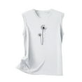 thumbnail image 4 of ZyeKqe Tank Top for Women Sleeveless Crewneck T Shirts Graphic Print Going out Tops Summer Casual Loose Basic Shirts, 4 of 5