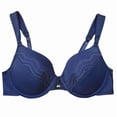 thumbnail image 1 of Brasier Vassarette para Dama, con Mix de Telas Encaje, Satín y Microfibra Azul Talla 32B, 1 of 5