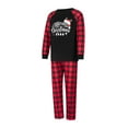thumbnail image 3 of Family Christmas Pjs Matching Sets Striped Elk Matching Pajamas for Couples Holiday Jammies Sleepwear, 3 of 9