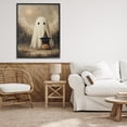 thumbnail image 2 of Ghost with Black Kitten Black Framed Giclee Art, design by Arlington Prints, 2 of 9