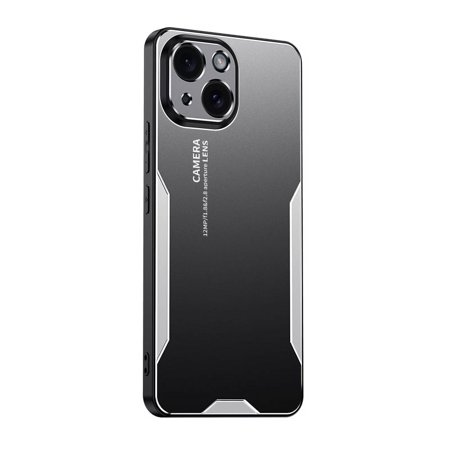 Case for Huawei Honor X60i Alloy phone case, aluminum case ultra-thin soft TPU bumper+metal back cover shock-absorbing protection back cover
