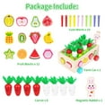 thumbnail image 6 of Toddlers Montessori Wooden Educational Toys for Baby Boys Girls Age 1 2 3 Year Old, Shape Sorting Toys Gifts for Kids 1-3, Wood Preschool Learning Fine Motor Skills Game, 6 of 11