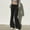 Black, variant on Ynynloco Teen Girl's Flared Yoga Pants, Low Waisted Flare Pants, Stretchy Skinny Yoga Bell Bottoms Track Trousers for Women