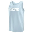 thumbnail image 2 of Men's Fanatics Light Blue Detroit Lions Elements Tank Top, 2 of 3