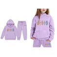 thumbnail image 5 of Child Boys Jesus Loves You Hoodie Long Sleeve Casual Graphic Hoodies Loose Pullover and Jogger Sweatpants 2 Piece Fall Clothes Toddler 7-8 Years Boys Clothes, 5 of 5