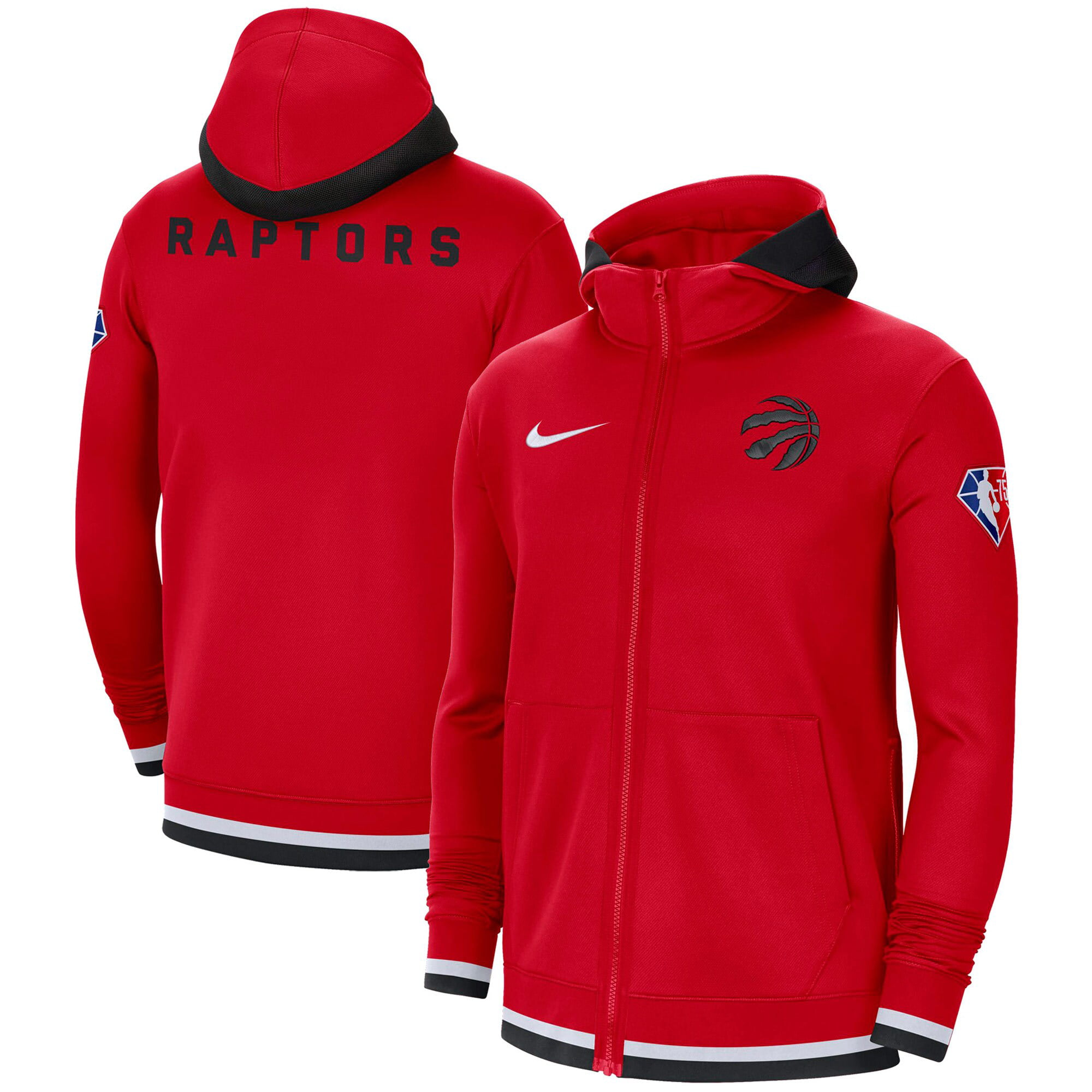 Men's Nike Red Toronto Raptors 75th Anniversary Performance Showtime ...