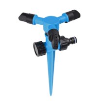 Luxcidy 360 Water Sprinkler Lawn Sprinklers for Garden Sprinklers for Yard Irrigation, Garden Lawn Sprinkler (Blue)