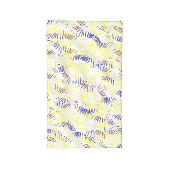 YFYANG Absorbent Towel, Soft Skin-Friendly Yellow Palm Leaves Texture Washcloth Bath Towel, Suitable for All Skin, 27.5 x 16-inch