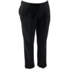 Lands' End YR Tailored Pleated Dress Pants Black 42 # 390035