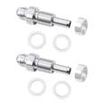 thumbnail image 3 of QualitChoice 2PCS Hose Barb Adapter Fuel Tank Fitting Aluminum Alloy Car Accessory, 3 of 6