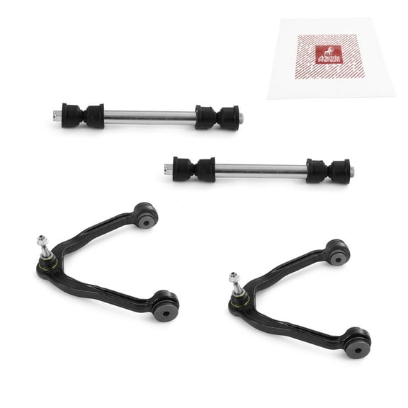 Metrix Premium Chassis Parts - 4 PC Front Upper Control Arm & Front Sway Bar Stabilizer End Link Kit Fits 02-06 Cadillac Escalade, 03-14 Chevrolet Express 1500, 00-06 GMC Yukon RK80942 K700539 K80631