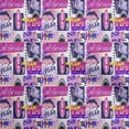 thumbnail image 1 of oneOone Polyester Spandex Fuschia Pink Fabric California Ocean Ride Sewing Craft Projects Fabric Prints By Yard 56 Inch Wide, 1 of 4
