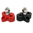 thumbnail image 2 of SPRING 2PCS Car Battery Terminal Connector Top Post Positive Negative Heavy Duty M8, 2 of 8