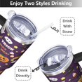 thumbnail image 5 of 40oz Stainless Steel Halloween Tumbler, Insulated Mug with Straw and Lid for Fall Season, 5 of 7
