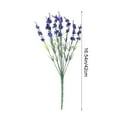 thumbnail image 2 of Artificial Lavender Stems 17" Purple Faux Plants Wedding Decor Realistic Table Centerpiece Indoor Outdoor Faux Green Plants, 2 of 5