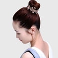 thumbnail image 2 of Barrettes Meatball Twistclip Women Birdnest Hair Accessories Headwear Hairclaw Hair Pins Barrettes COFFEE, 2 of 8
