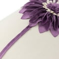 thumbnail image 5 of JWH 3D Handmade Decorative Purple Canvas Flower Accent Pillow Covers Square Shape 18x18inch, 5 of 8
