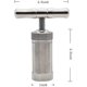 thumbnail image 2 of Stainless Steel Pollen Press T-Type Press Handle Tool - Heavy Duty Durable 100% Premium Anodized (Silver), 2 of 4