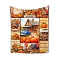 thumbnail image 2 of Christmas Throw Blanket Soft Blanket Fall Throw Blanket Pumpkin Couch Throws And Warm Bed Blankets Warm Present For Birthday Thanksgiving Day Housewarming, 2 of 4